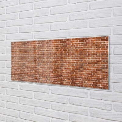 Glasbilder Vintage brick wall