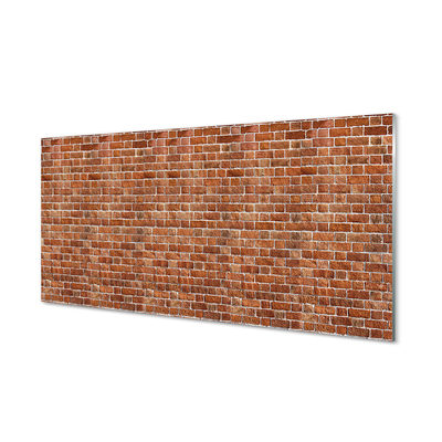 Glasbilder Vintage brick wall