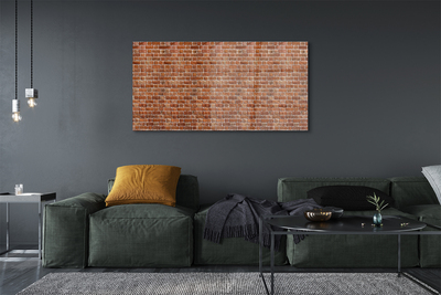 Glasbilder Vintage brick wall