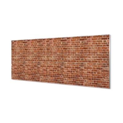 Glasbilder Vintage brick wall