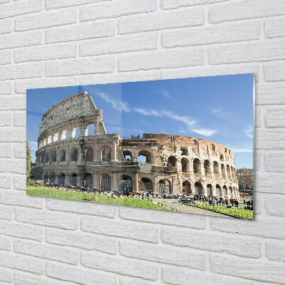 Glasbilder Rom colosseum