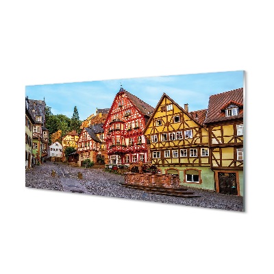 Glasbilder Deutschland altstadt bayern