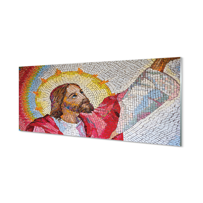 Glasbilder Jesus-mosaik