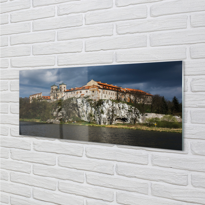 Glasbilder Krakow schloss fluss