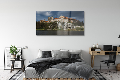 Glasbilder Krakow schloss fluss