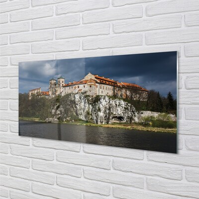 Glasbilder Krakow schloss fluss