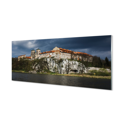 Glasbilder Krakow schloss fluss