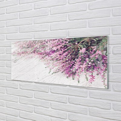 Glasbilder Platten blumen