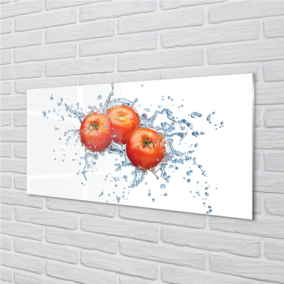 Glasbilder Tomaten wasser