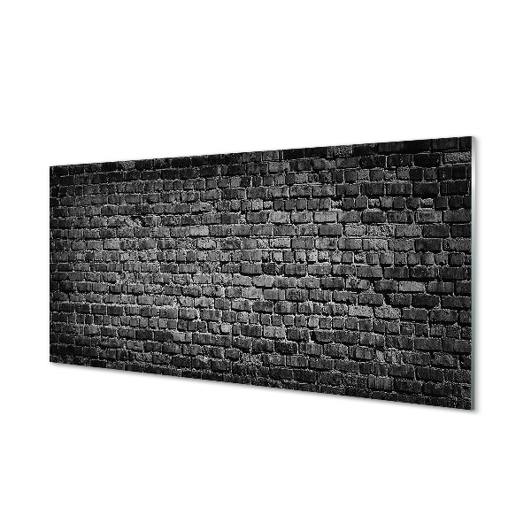 Glasbilder Vintage brick wall