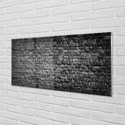 Glasbilder Vintage brick wall