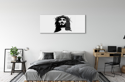 Glasbilder Illustration von jesus