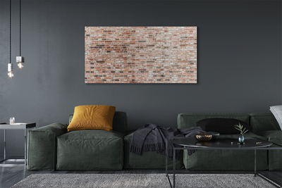 Glasbilder Vintage brick wall