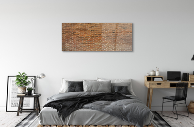 Glasbilder Vintage brick wall