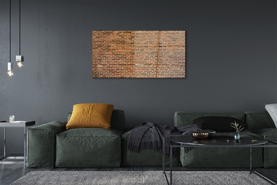 Glasbilder Vintage brick wall