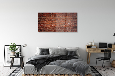 Glasbilder Vintage brick wall