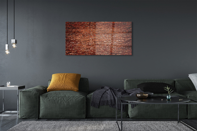 Glasbilder Vintage brick wall