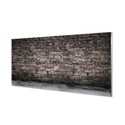 Glasbilder Vintage brick wall