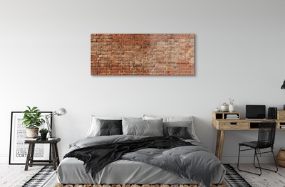 Glasbilder Vintage brick wall