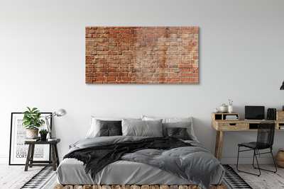 Glasbilder Vintage brick wall