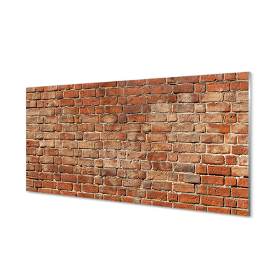 Glasbilder Vintage brick wall