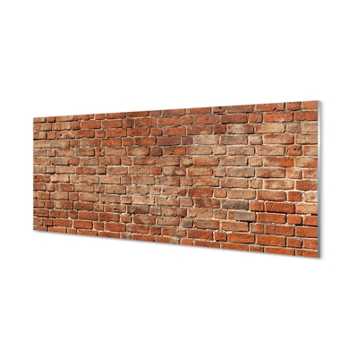 Glasbilder Vintage brick wall