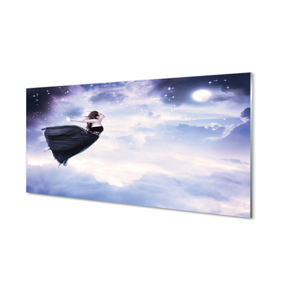 Glasbilder Erhöhung fee himmel wolken