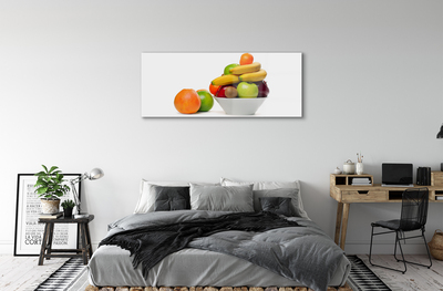 Glasbilder Obst in eine schüssel geben