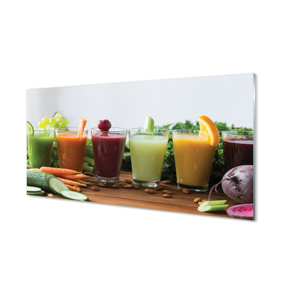 Glasbilder Gemüse fruchtcocktails