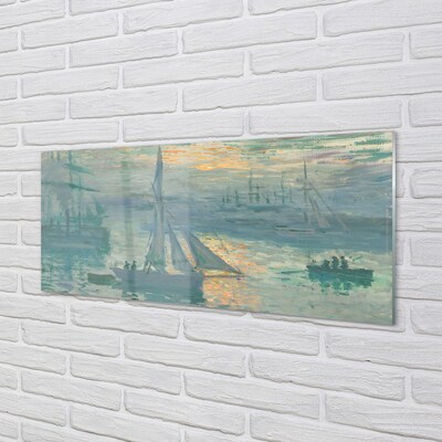 Glasbilder Segeln nach osten kunst