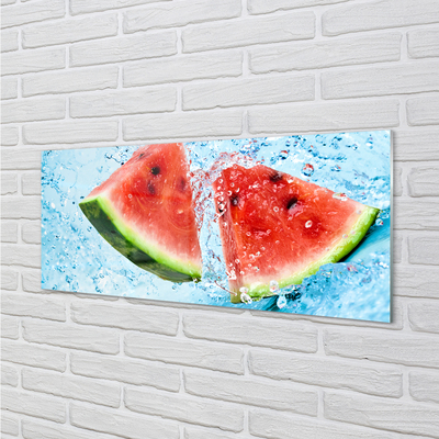 Glasbilder Wassermelone wasser