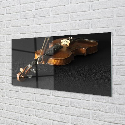 Glasbilder Violine