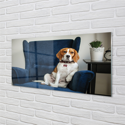 Glasbilder Sit dog