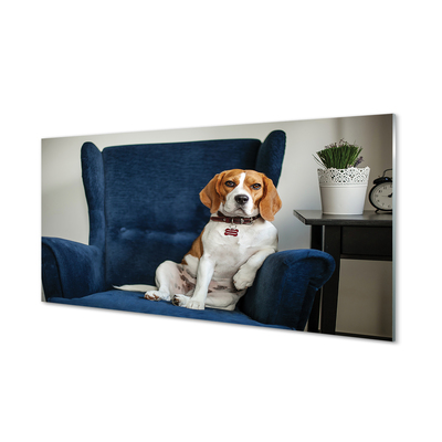 Glasbilder Sit dog