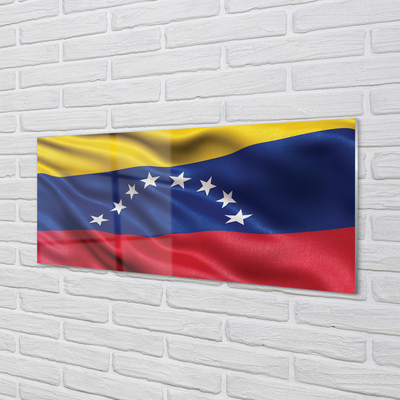 Glasbilder Venezuela flag