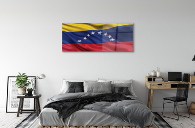 Glasbilder Venezuela flag