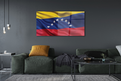 Glasbilder Venezuela flag