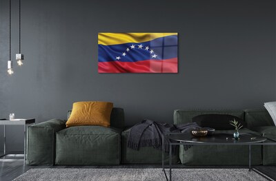 Glasbilder Venezuela flag