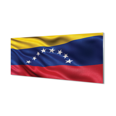 Glasbilder Venezuela flag