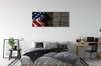 Glasbilder United states flag