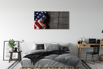 Glasbilder United states flag