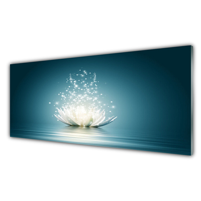 Glasbilder Lotosblume Blüte Pflanzen