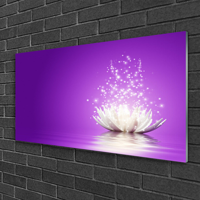 Glasbilder Lotos Blume Pflanzen