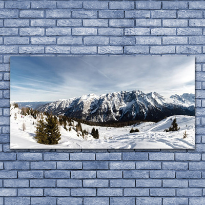 Glasbilder Gebirge Landschaft