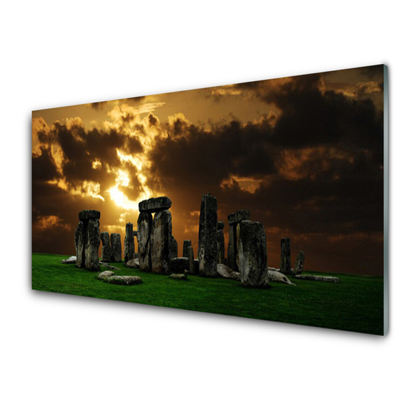 Glasbilder Steine Landschaft