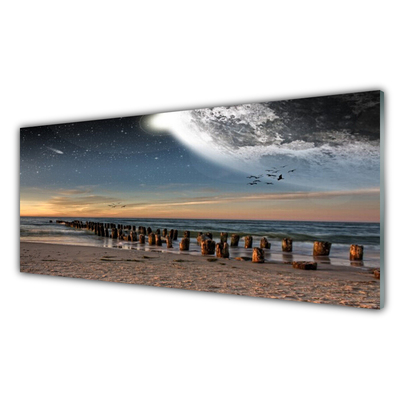 Glasbilder Meer Strand Landschaft