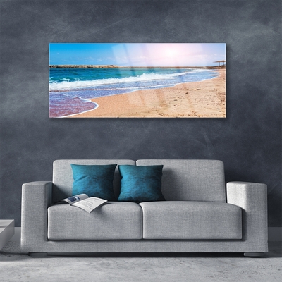 Glasbilder Meer Strand Landschaft