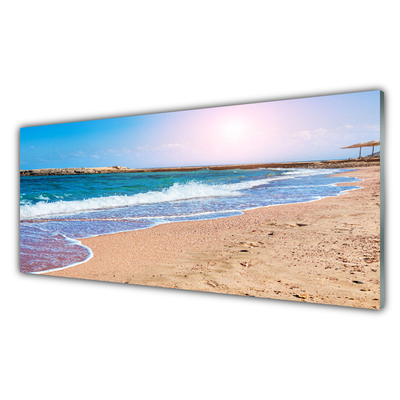 Glasbilder Meer Strand Landschaft