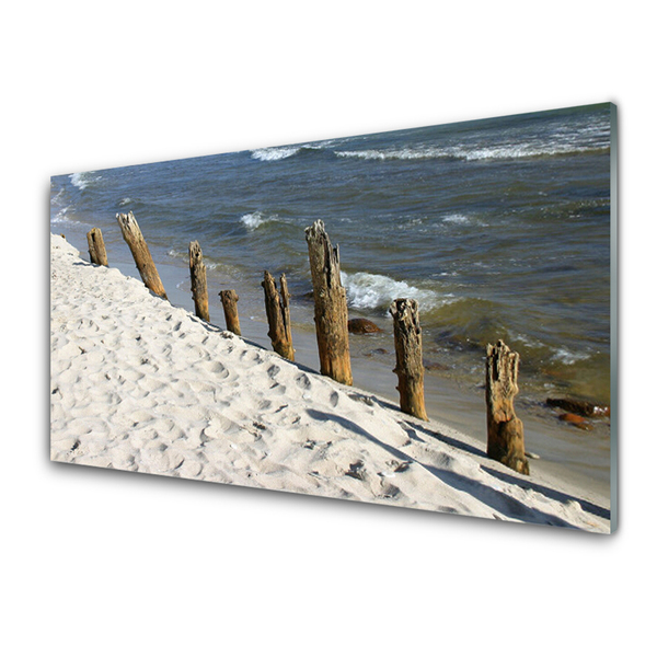 Glasbilder Strand Meer Landschaft