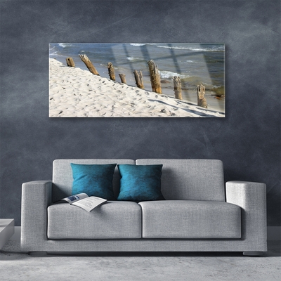 Glasbilder Strand Meer Landschaft